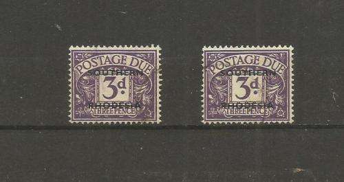GB P/DUES O/P SOUTHERN RHODESIA    USED