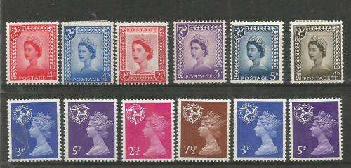 ISLE OF MAN MOUNTED MINT LOT