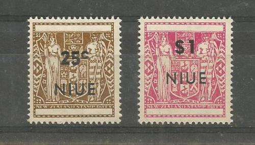 NIUE   UN  MOUNTED MINT O/P ON NZ