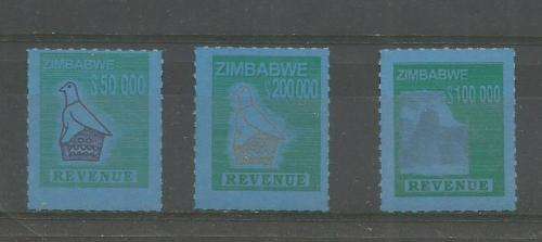 ZIMBABWE UN MOUNTED MINT HIGH VAL REV.