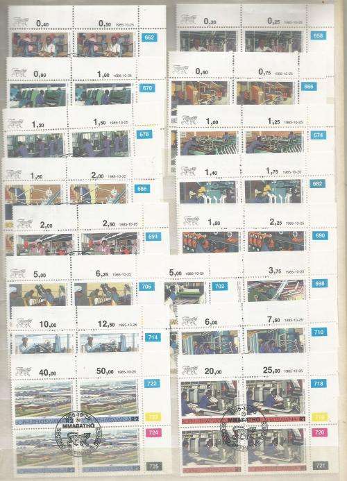 BOPHUTHATSWANA USED [CTO]   SETS  IN BLOCKS & OR STRIPS