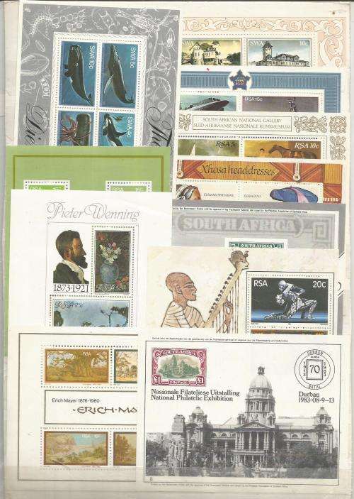 MIXED WORLD  UN MOUNTED MINT MINI  SHEETS