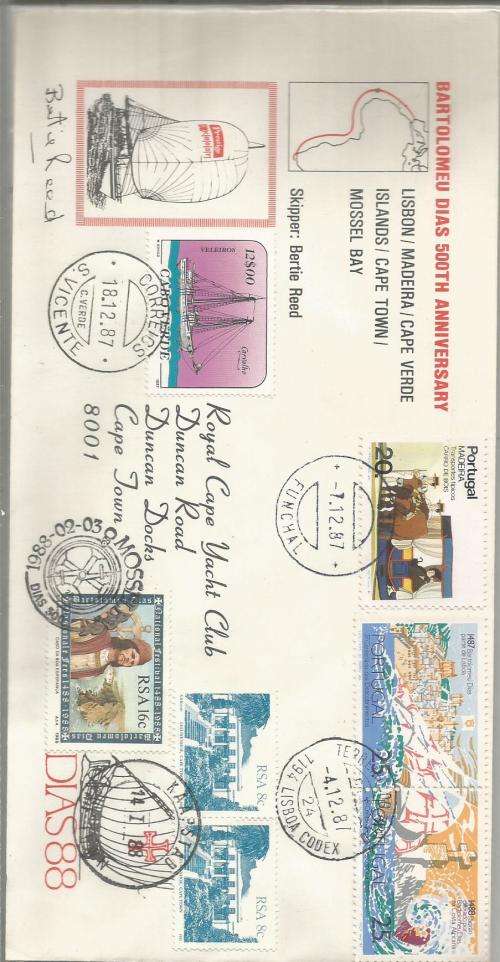 SA    USED BART. DIAS   COVER SIGNED