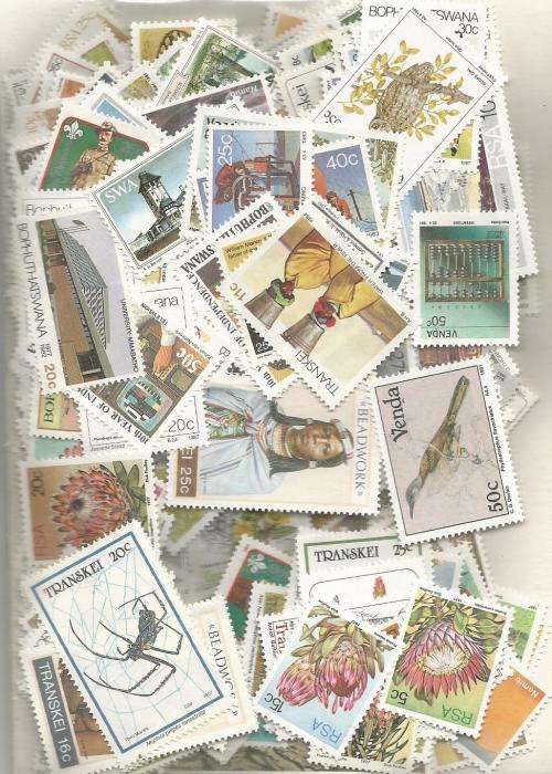 MIXED SA & AREA   UN MOUNTED MINT   LOT IN PKT, 40.GS
