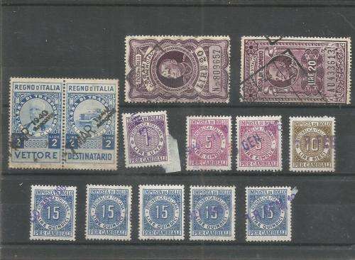 ITALY FISCAL & REV.  USED LOT