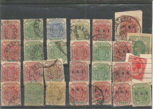 SA MIXED EARLY MINT & USED LOT