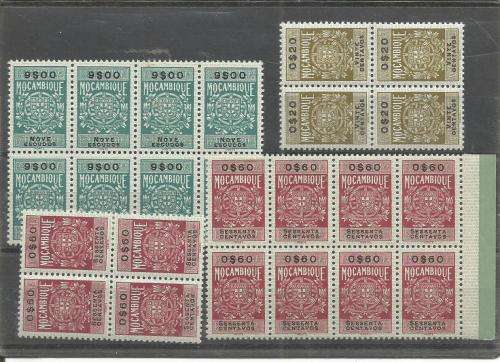 MOZAMBIQUE UN MOUNTED  MINT REV. LOT