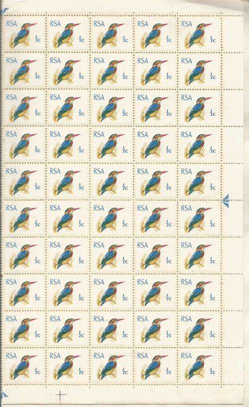 SA VAR,  UN MOUNTED MINT SHEET FOLDED MIXED CON.