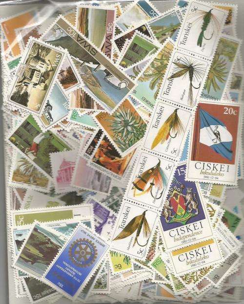 MIXED HOMELANDS   UN MOUNTED MINT    LOT IN PKT, SOME DUPP., .70 .GS