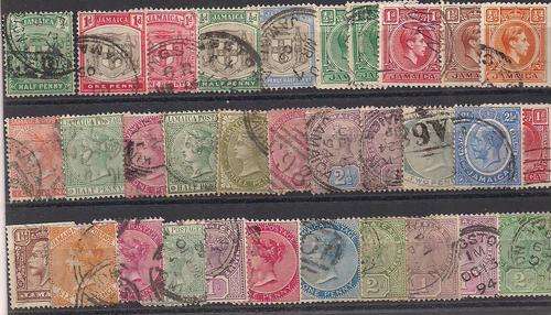 JAMAICA  EARLY USED  LOT