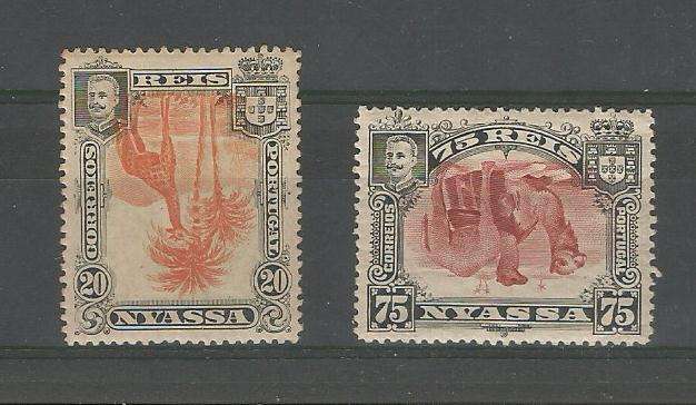 NYASSA  VAR. MOUNTED MINT INV.PIC.
