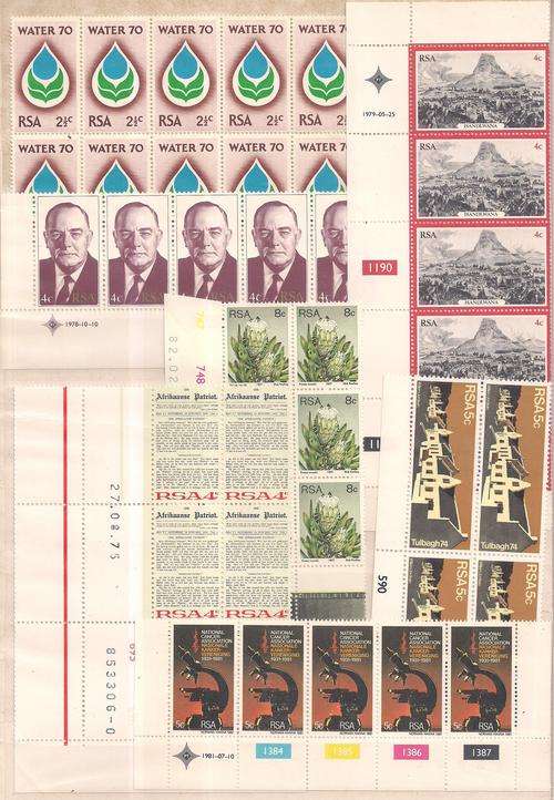 SA UN MOUNTED MINT LOT