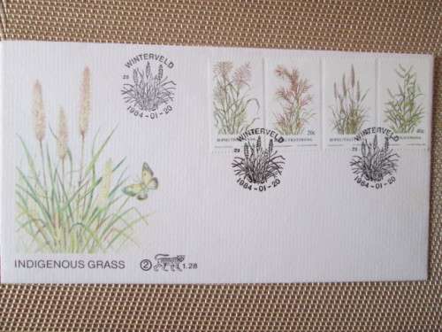 INDIGENOUS GRASS/FIRST DAY COVER