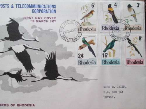 RHODESIA- POSTS & TELECOMMUNICATIONS- FIRST DAY COVER