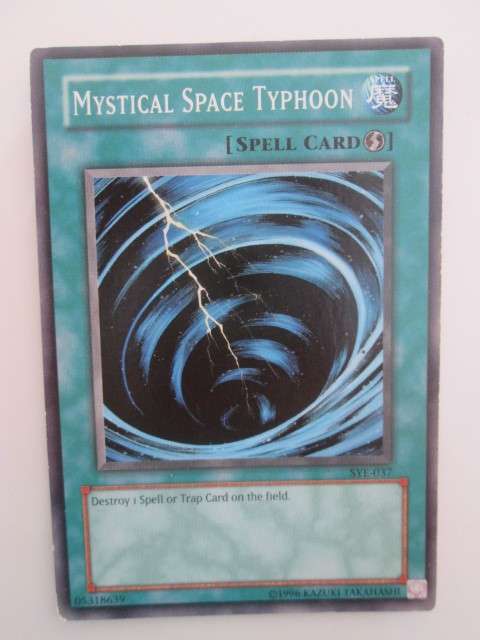 YU-GI-OH- TRADING CARD MYSTICAL SPACE TYPHOON