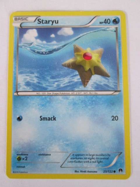POKEMON-TRADING CARD- STARYU- HP 40