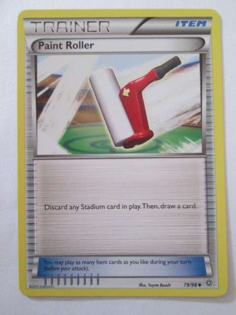 POKEMON-TRADING CARD- TRAINER- PAINT ROLLER