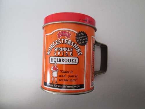 WORCESTERSHIRE SPRINKLE SPICE TIN WITH LID 10 CM