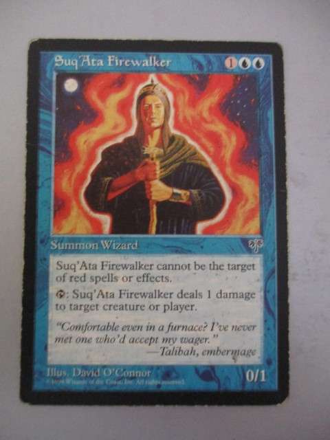 MAGIC THE GATHERING -  TRADING CARDS - RARE - SUQ ATA FIREWALKER - 2 CARDS- FREE