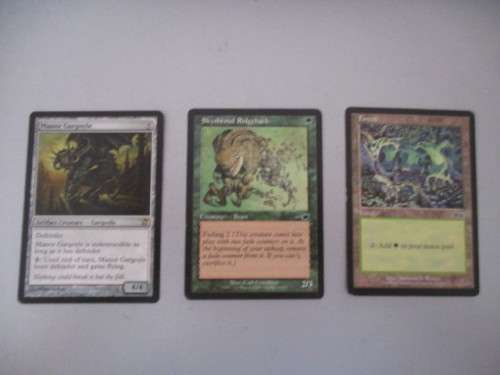 MAGIC THE GATHERING -  TRADING CARDS - RARE - MANOR GARGOYLE - 2 CARDS- FREE