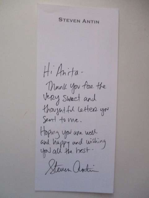 AUTOGRAPHED SIGNED STEVEN ANTIN ACTOR DIRECTOR