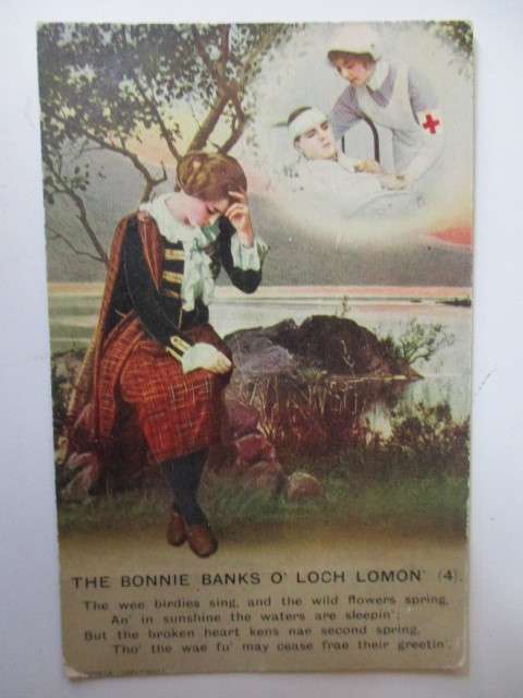 VICTORIAN POSTCARD THE BONNIE BANKS
