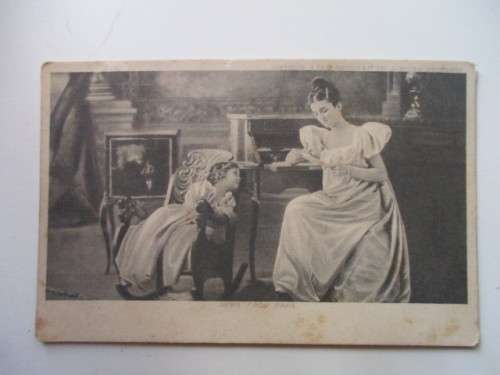 VICTORIAN POSTCARD  NEWS FROM PAPA