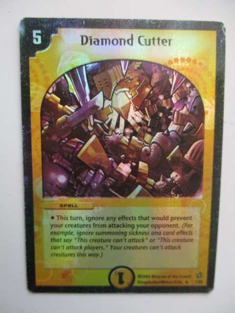 DUEL MASTERS - DIAMOND CUTTER - FOIL CARD