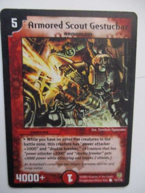 DUEL MASTERS - ARMORED SCOUT GESTUCHAR