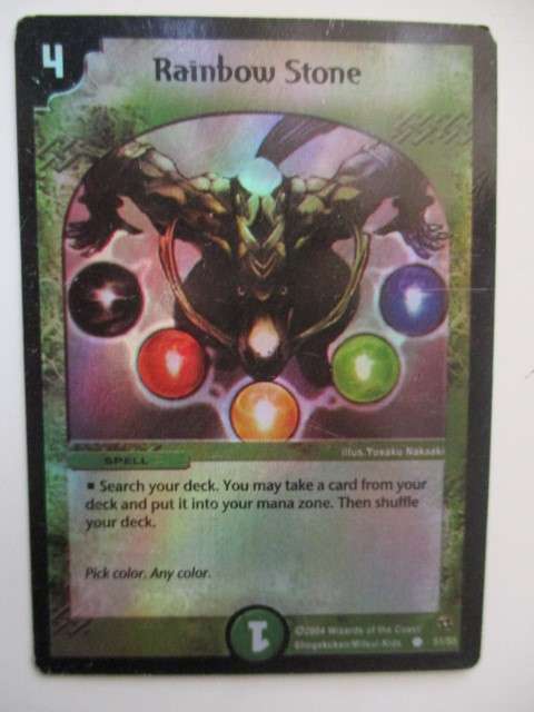 DUEL MASTERS - RAINBOW STONE - FOIL CARD