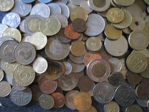 WORLD COINS ALL YEARS ETC UNGRADED ETC. STARTING BID R1 CRAZY  1 KG OR MORE