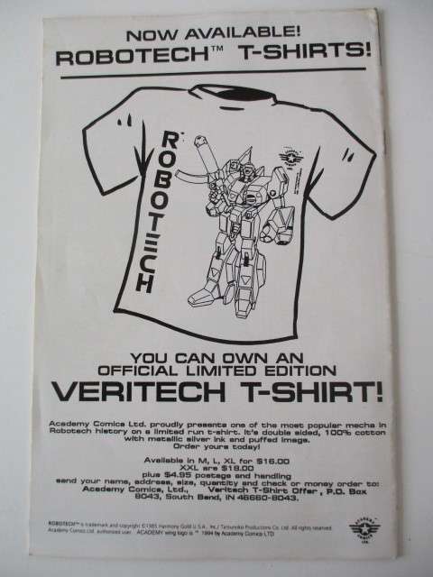 ACADEMY COMICS ROBOTECH  NO. 1