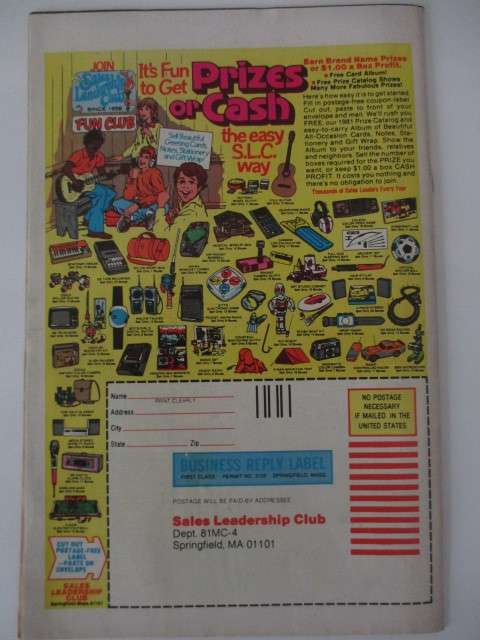 MARVEL COMICS - POWER MAN AND IRON FIST -  VOL. 1 NO. 71  1981