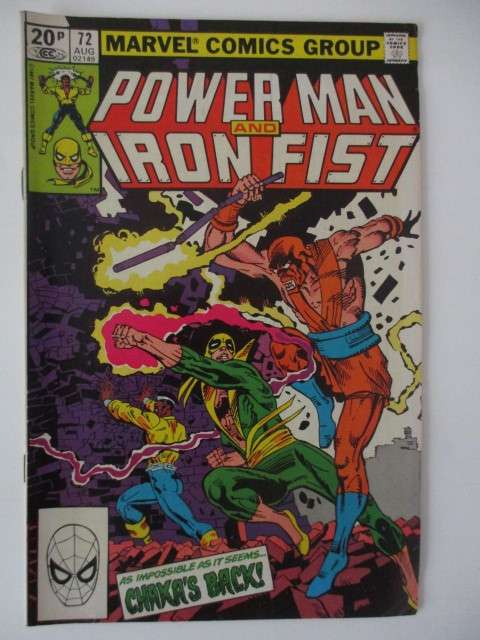 MARVEL COMICS - POWER MAN ANDIRON FIST -  VOL. 1 NO. 72  1981