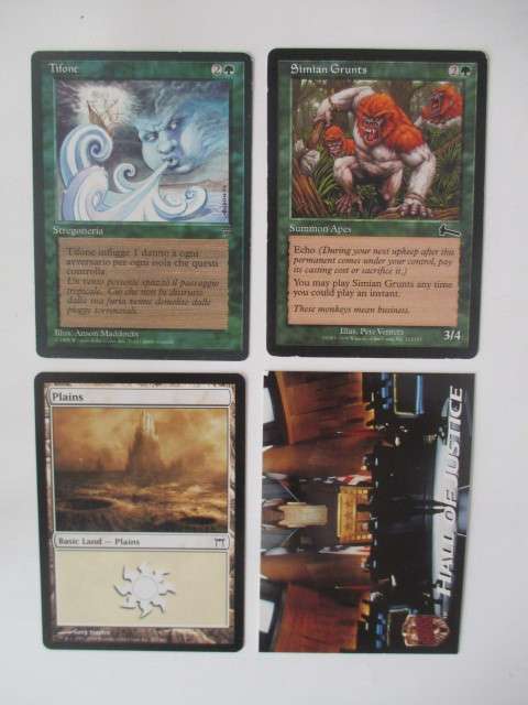 MAGIC THE GATHERING - TYPHOON - ITALIAN CARD - PLUS 3 FREE CARDS