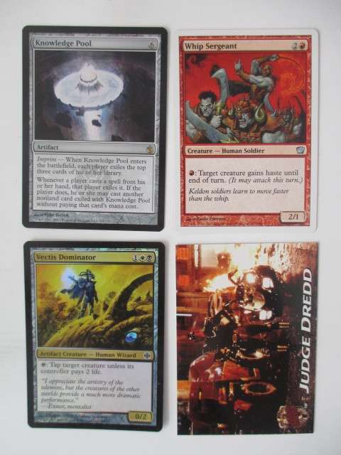 MAGIC THE GATHERING -   -  RARE - KNOWLEDGE POOL -  AND 3 FREE CARDS
