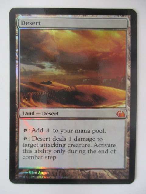 MAGIC THE GATHERING - DESERT- FOIL  - PLUS 3 FREE CARDS