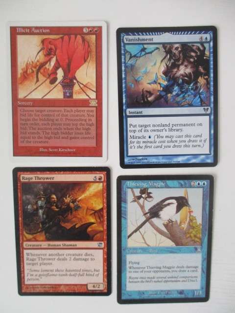 MAGIC THE GATHERING -  - ILLICIT AUCTION -  AND 3 FREE CARDS