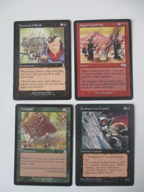 MAGIC THE GATHERING - CARNIVAL OF SOULS PLUS  3 FREE CARDS