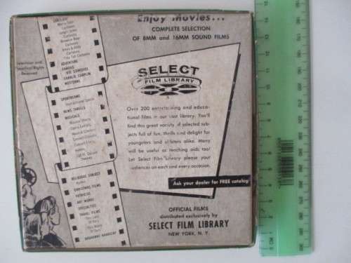 VINTAGE 8 MM MOVIE FILM IN ORIGINAL BOX - SELECT MOVIES - COSTA RICA