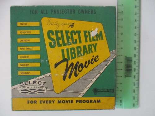 VINTAGE 8 MM MOVIE FILM IN ORIGINAL BOX - SELECT FILMS - BELGIUM