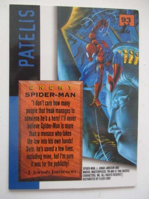 MARVEL MASTERPIECES - SIGNATURE SERIES - SPIDER-MAN - TRADING CARD