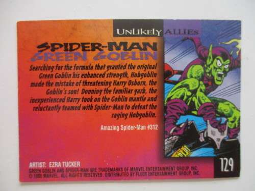 FLEER ULTRA - SPIDER-MAN - GREEN GOBLIN