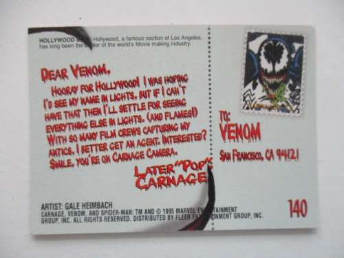 FLEER ULTRA -  SPIDER-MAN  HOLLYWOOD