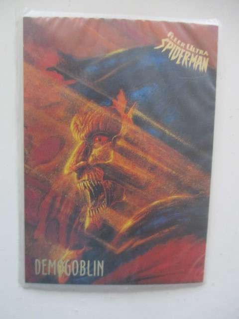 FLEER ULTRA - SPIDER-MAN - DEMOGOBLIN -  SEALED IN PLASTIC