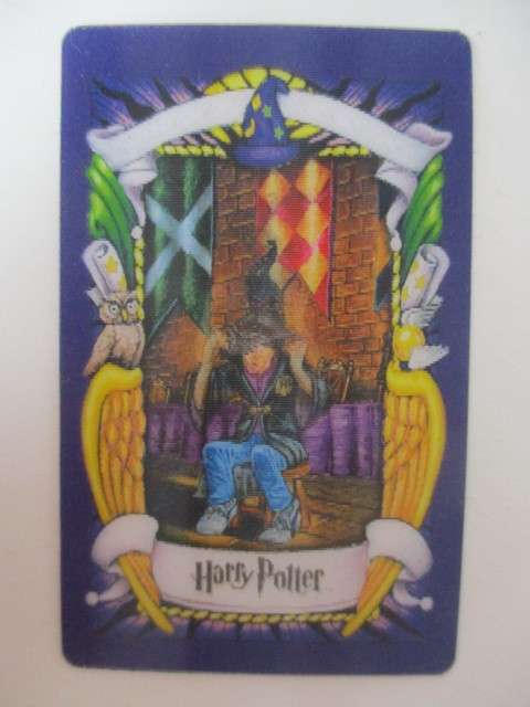CHOCOLATE FROG  3D HOLOGRAPHIC - HARRY POTTER TRADING CARD  -  RON WEASLEY - WARNER BROTHERS 2001