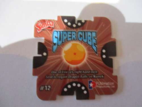 DRAGON BALL Z  SUPER CUBE TAZOS - 6 PIECES