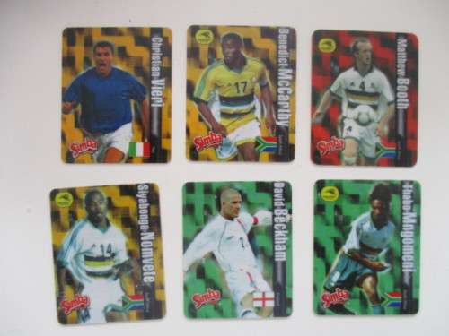 SIMBA WORLD SOCCER ICONS TAZOS 6 PIECES