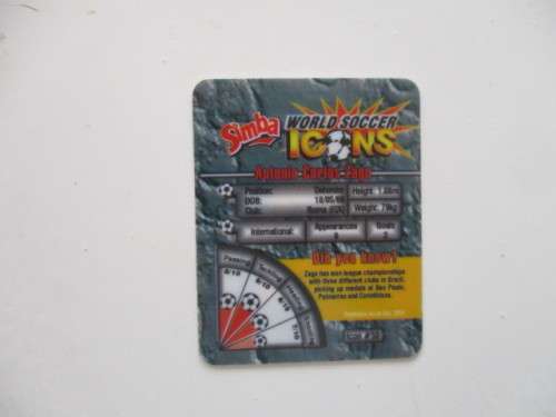 SIMBA WORLD SOCCER ICONS - TAZOS  6 PIECES