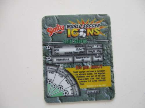 SIMBA WORLD SOCCER ICONS TAZOS - 6 PIECES